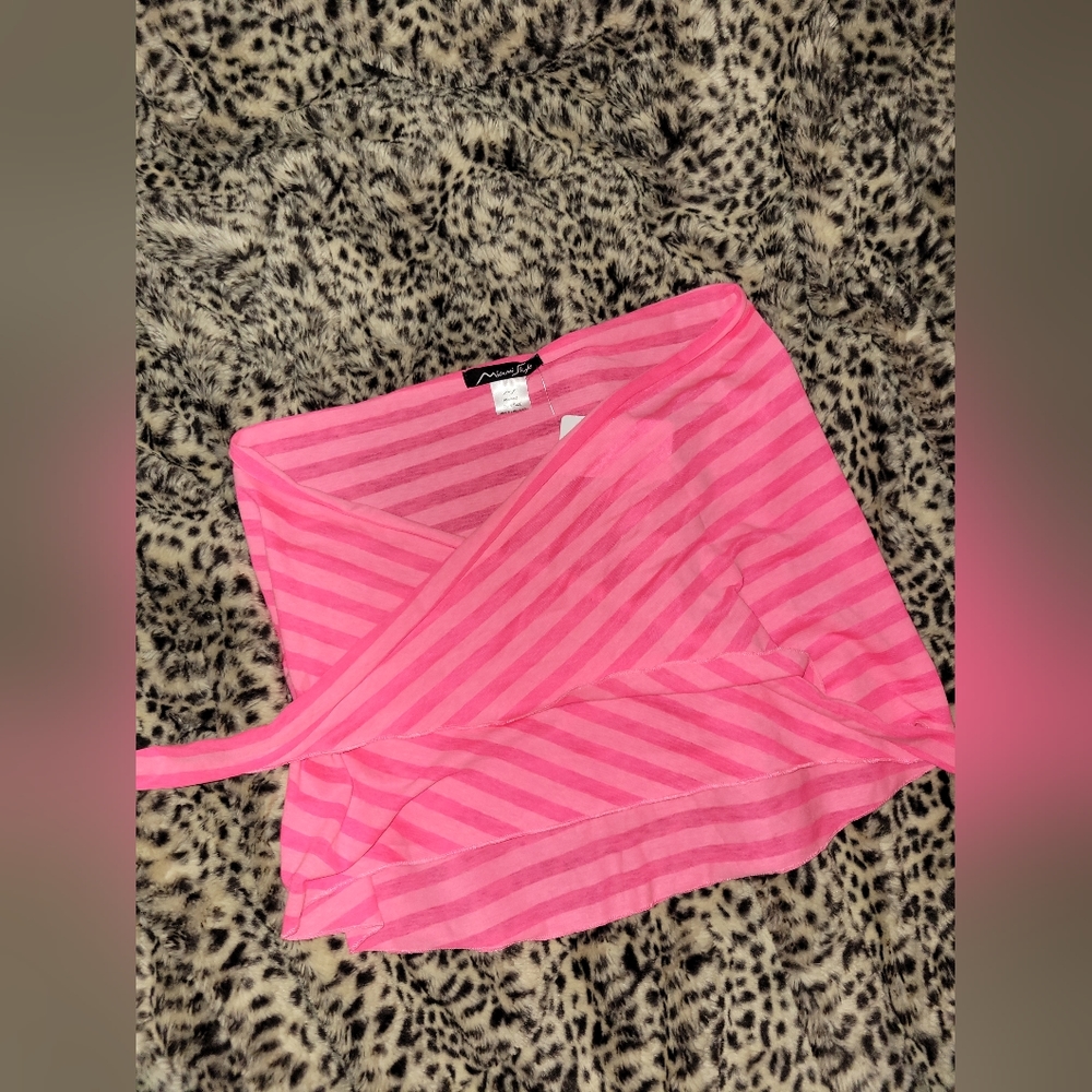 Hot pink cover up